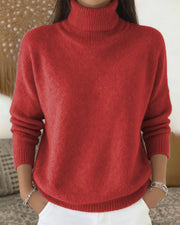 Pull Col Roulé Style Décontracté